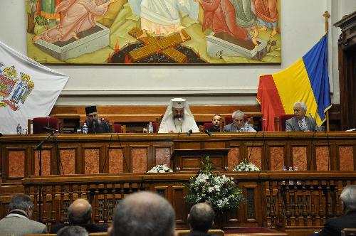 Patriarhul Daniel la &icirc;nt&acirc;lnirea cu arhitecţi şi ingineri proiectanţi