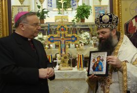 Arhiepiscopul catolic de Agrigento şi Episcopul ortodox rom&acirc;n Siluan Şpan