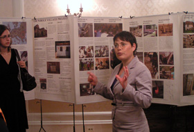 Vicepreşedintele Fundaţiei Mihai Eminescu Trust, Caroline Fernolend.
