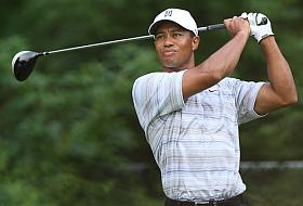 Americanul Tiger Woods.