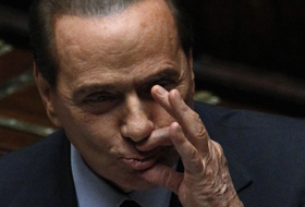 Premierul italian Silvio Berlusconi.