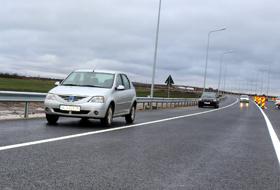 Autostrada Arad-Timişoara.