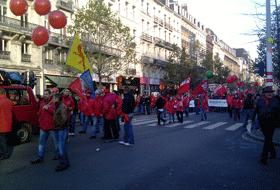 Proteste &icirc;n Bruxelles.