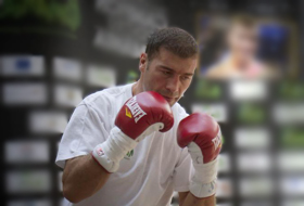 Campionul mondial IBF la supermijlocie, Lucian Bute, a efectuat marţi un antrenament oficial cu public.