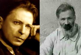 George Enescu şi contemporanul său Constantin Br&acirc;ncuşi.