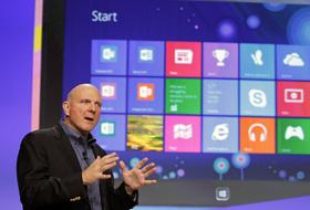 Directorul general de la Microsoft, Steve Ballmer prezintă Wnidows 8.