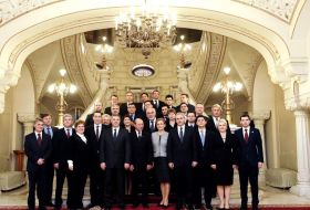 Guvernul Ponta II şi preşedintele Traian Băsescu.