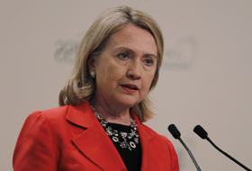 Secretarul de stat american Hillary Clinton.