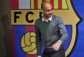 Tehnicianul Josep Guardiola.