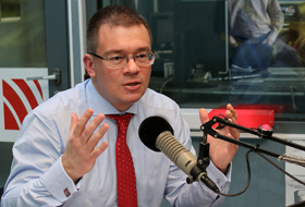 Premierul rom&acirc;n, Mihai Răzvan Ungureanu.