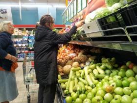 Supermaket &icirc;n Bucureşti.