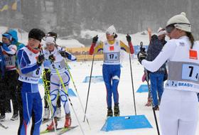 Emilia Sara - ultimul schimb ştafeta schi fond 4x5 km.