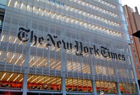 Sediul &quot;New York Times&quot; din Times Square, New York.