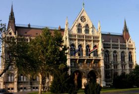 Clădirea Parlamentului de la Budapesta.