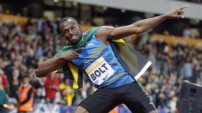 Atletul jamaican Usain Bolt.