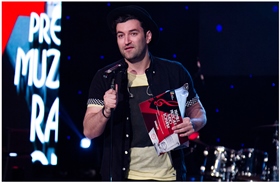 C&acirc;ntărețul Smiley la Premiile Muzicale Radio Rom&acirc;nia 2014.