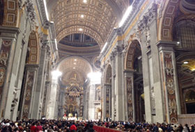 Slujba de Paşte la Vatican.