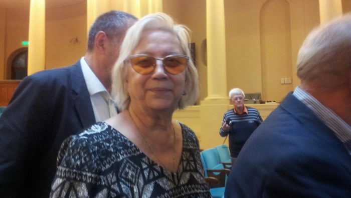 Elisabeta Polihroniade la una dintre edițiile Turneului Regilor, București 2013.