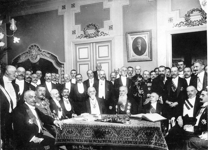  Membrii Sfatului Ţării - Basarabia - care au votat unirea Cu Rom&acirc;nia. Credit: istoria.md