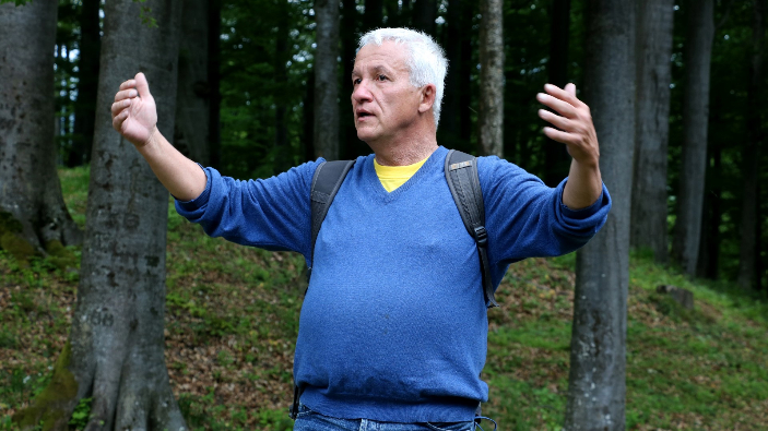 Administratorul cetății Sarmizegetusa Regia, Vladimir Brilinsky.