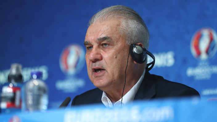 Selecționerul Anghel Iordănescu.