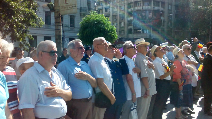 Ceremonie &icirc;n Piața Tricolorului din Capitală.