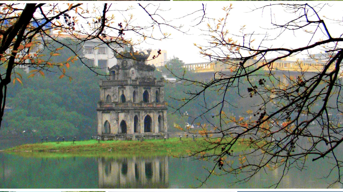 Imagine din Hanoi, capitala Republicii Socialiste Vietnam.