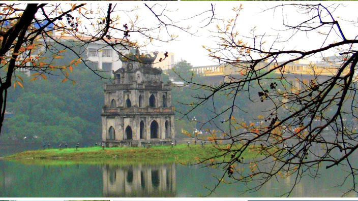 Imagine din Hanoi, capitala Republicii Socialiste Vietnam.