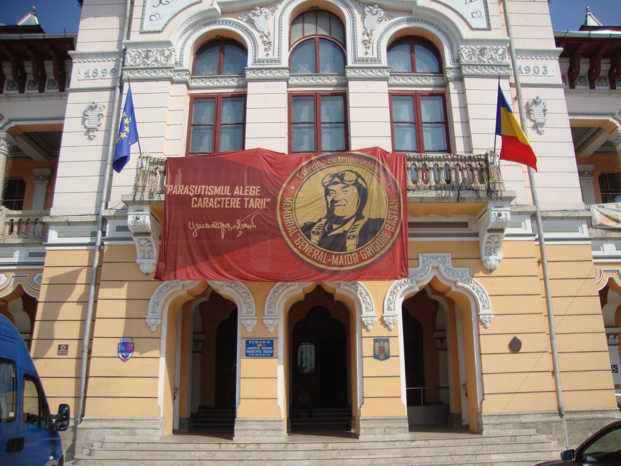  Memorial &quot;Grigore Baştan&quot; la Buzău. Credit: https://www.facebook.com/fundatiageneralgrigorebastan