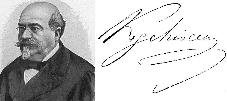       Mihail Kogălniceanu. Fotografie portret şi specimen de semnătură. Credit : http://www.partidaromilor.ro/mihail-kogalniceanu-despre-dezrobirea-tiganilor/