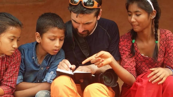 Alex Găvan &icirc;n Nepal.