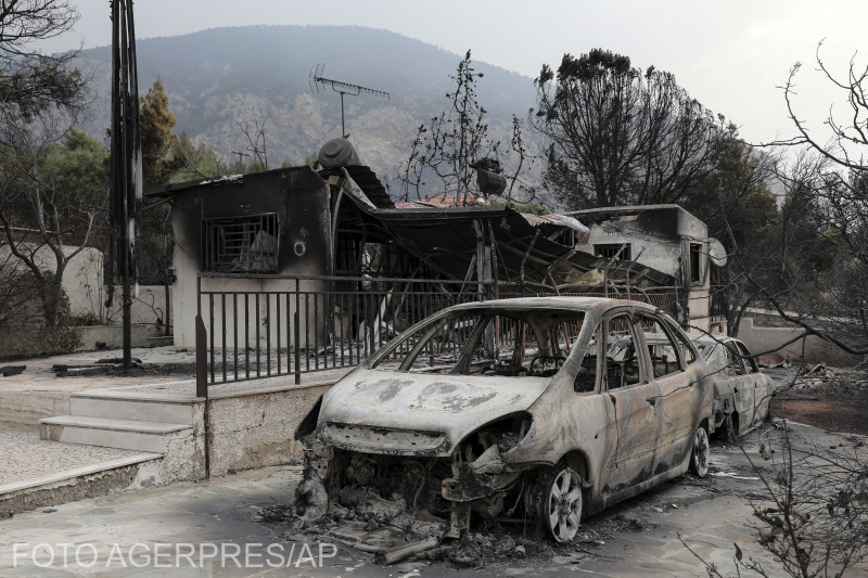 Incendiile din Grecia, iulie 2018.