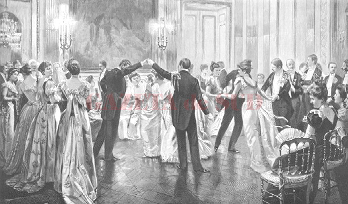  Scenă de bal din &icirc;nalta societate. Credit: evz.ro