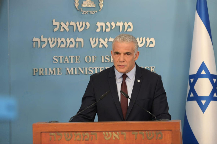  Premierul Yair Lapid. FOTO: facebook.com/YairLapid