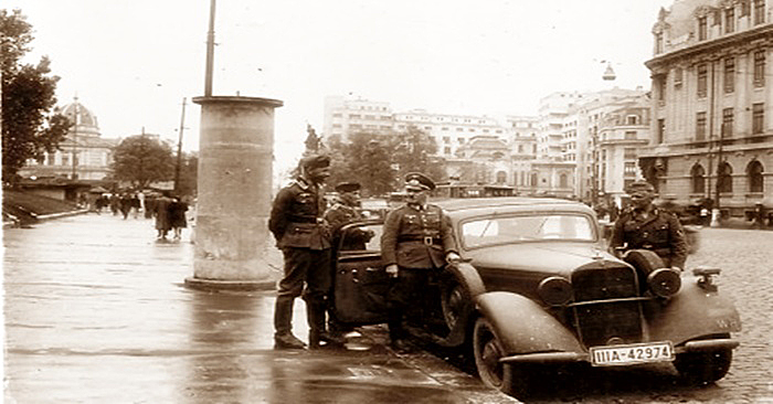  Bucureşti, octombrie 1940. Membrii ai Misiunii Militare Germane &icirc;n Rom&acirc;nia. Credit: ziarulnatiunea.ro