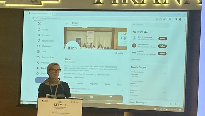 Tirana, SOUTH EAST EUROPE MEDIA FORUM:  Conferinta internationala "Jurnalismul va supravietui! Riscuri si oportunitati pentru viitor" .