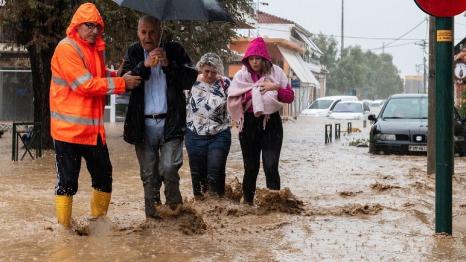 Inundații în Grecia, septembrie 2023.