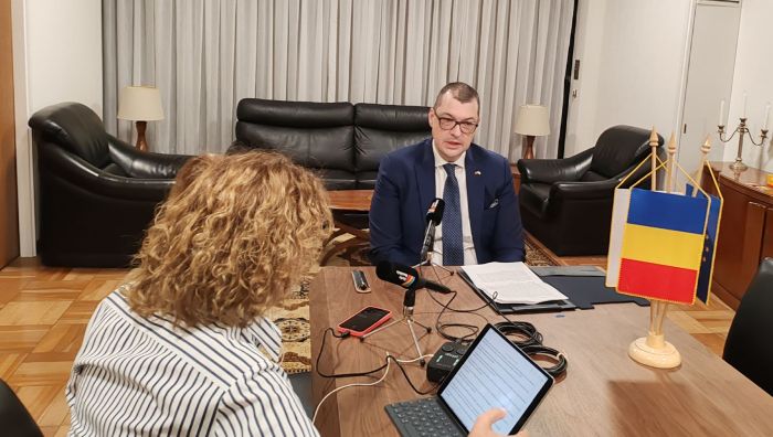 Ovidiu Alexandru Raetchi, ambasadorul Romaniei in Japonia, în interviul acordat Mariei Țoghină.