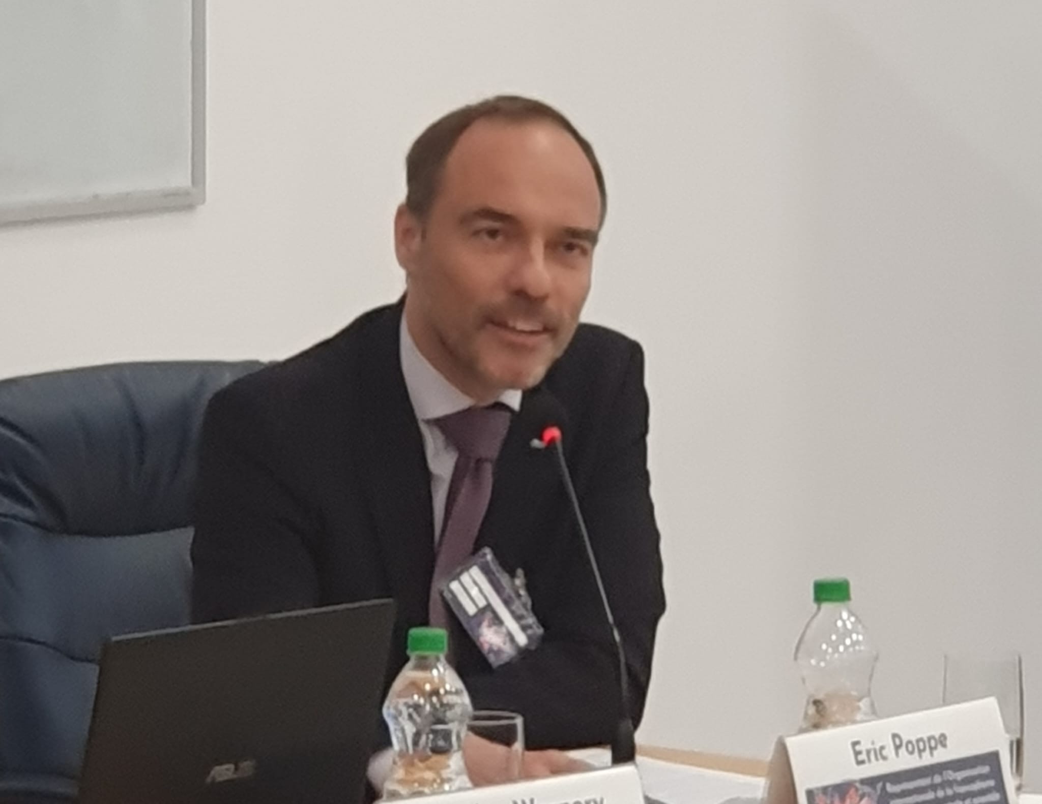 Éric POPPE, reprezentantul Organizației Internaționale a Francofoniei pentru Europa Centrală și de Est, București, 18 aprilie 2024.