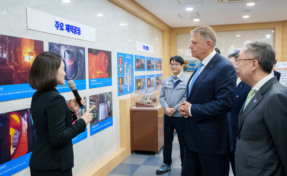 Vizită la complexul de producție Doosan Enerbility, Changwon, Busan.