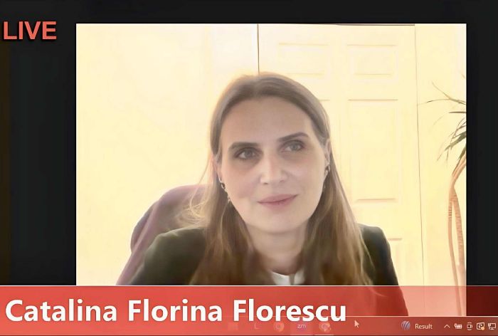 Cătălina Florescu, scriitor și dramaturg, stabilită în Statele Unite ale Americii.