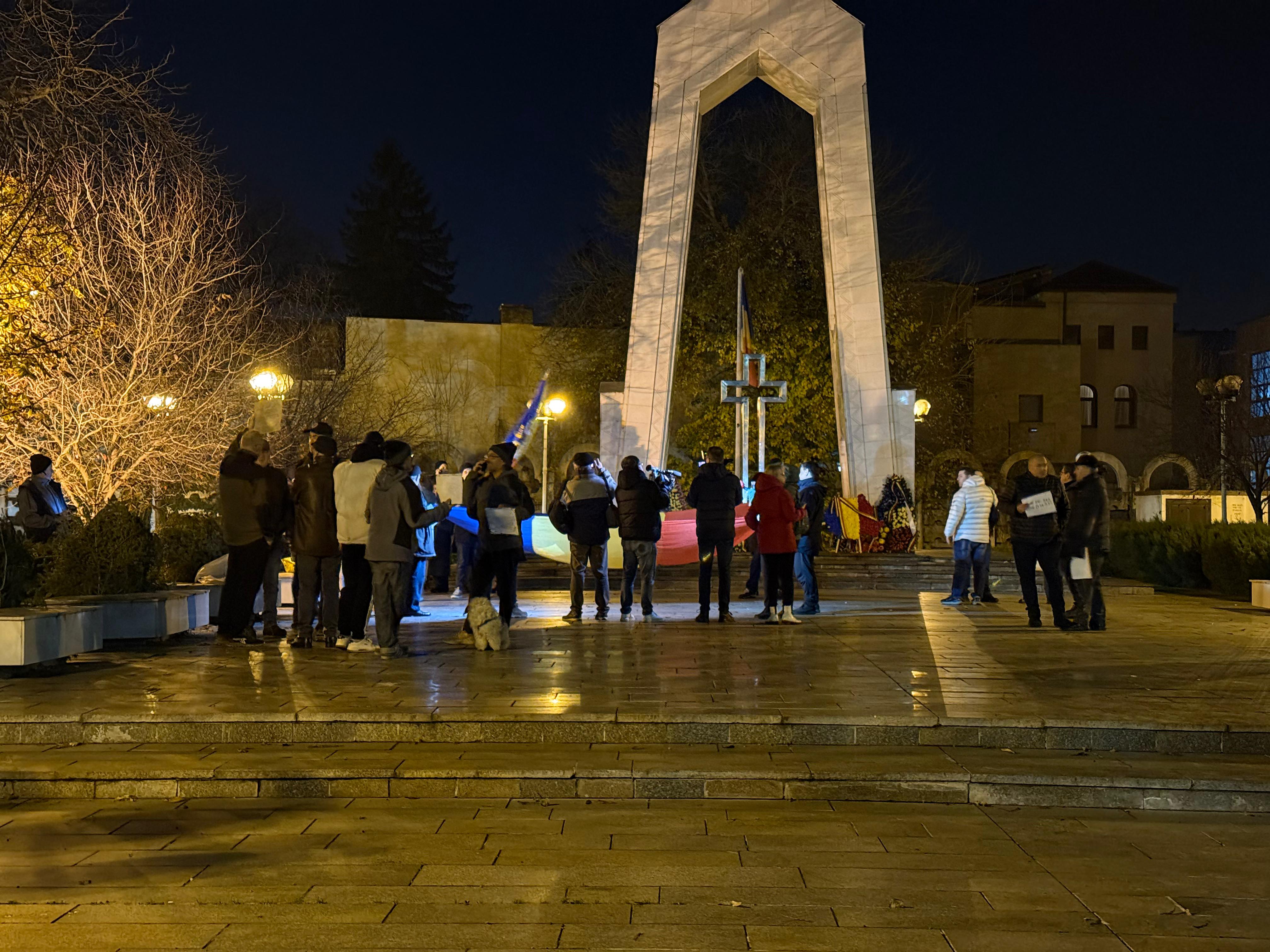 Protest față de situația din justiție la Galați.