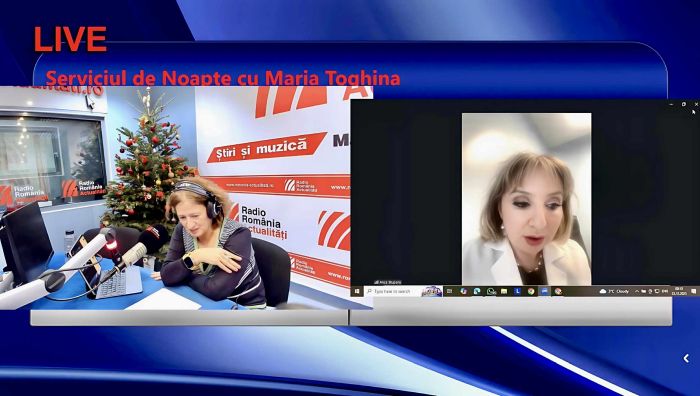 Anca Stuparu, în direct la Serviciul de noapte cu Maria Țoghină, din SUA.