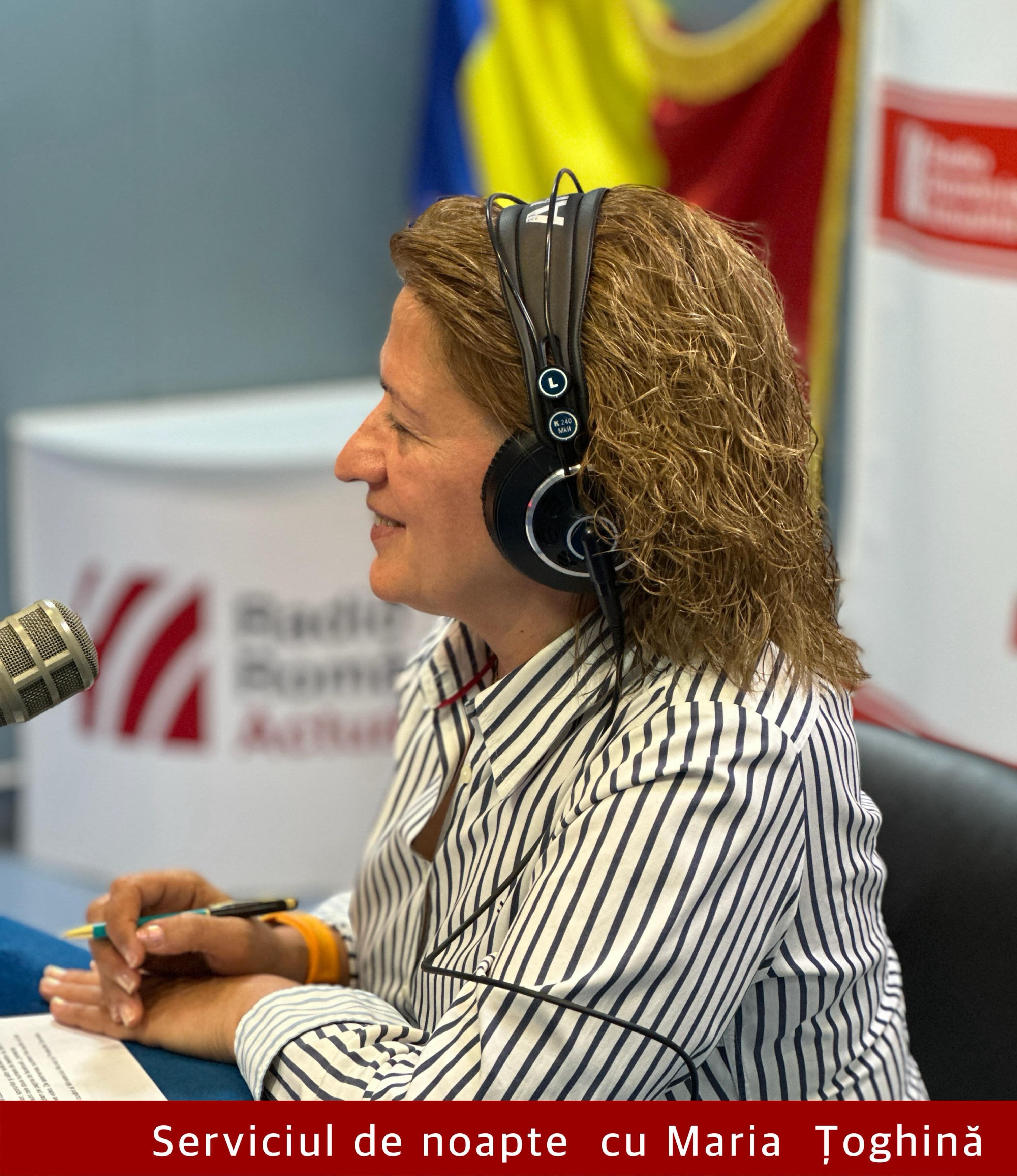 Maria Țoghină, realizatoare Serviciul de noapte.