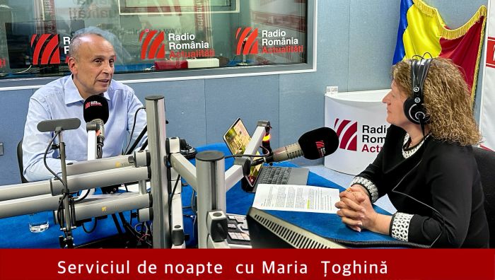 Dr. Warga Enayati, în studioul Serviciului de noapte cu Maria Țoghină.