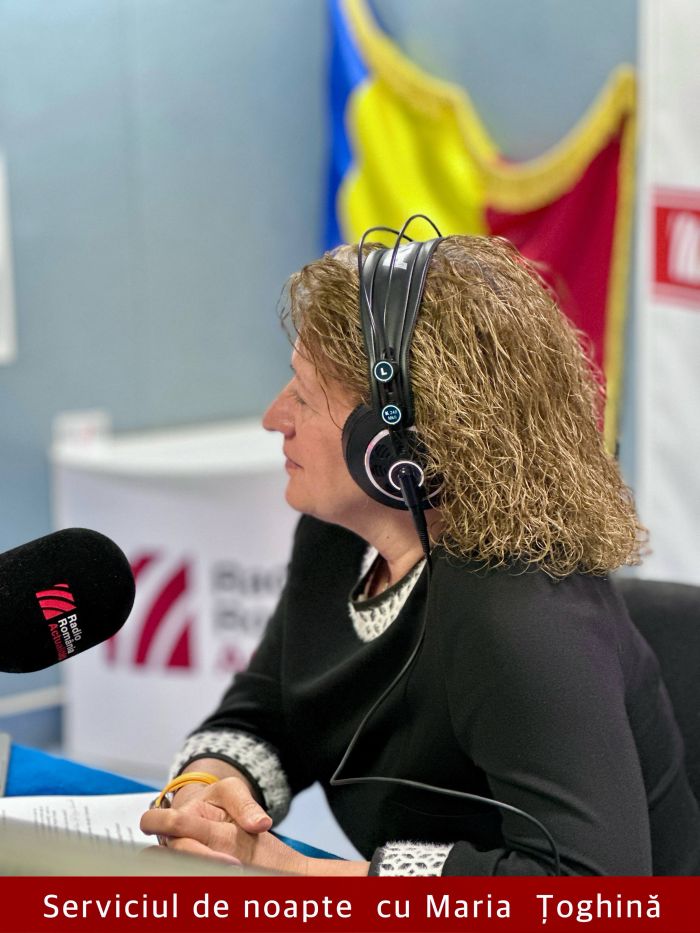 Maria Țoghină, realizatoarea emisiunii Serviciul de noapte.