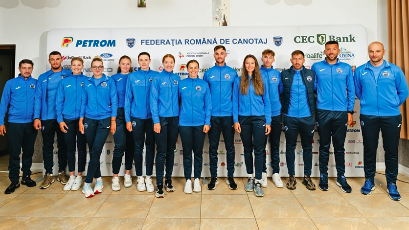 Aripa stelistă a lotului de canotaj al României pentru Campionatele Europene