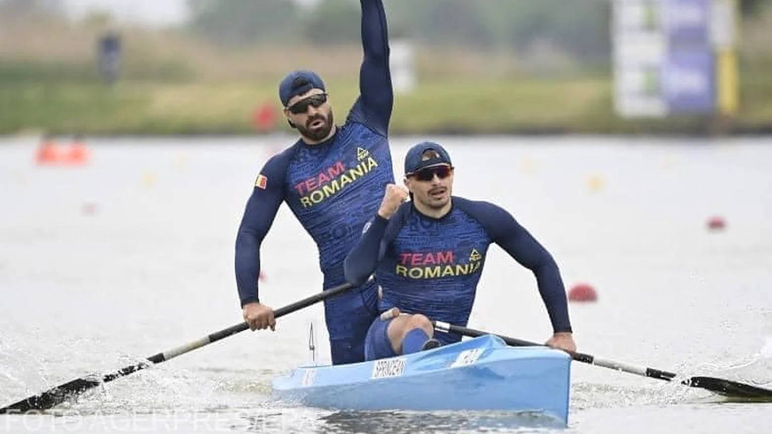 Oleg Nuță și Ilie Sprâncean, echipajul românesc din canoe 2