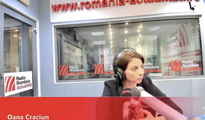 Oana Crăciun, specialist în comunicare socială și sănătate publică, la emisiunea Serviciul de noapte cu Maria Țoghină.