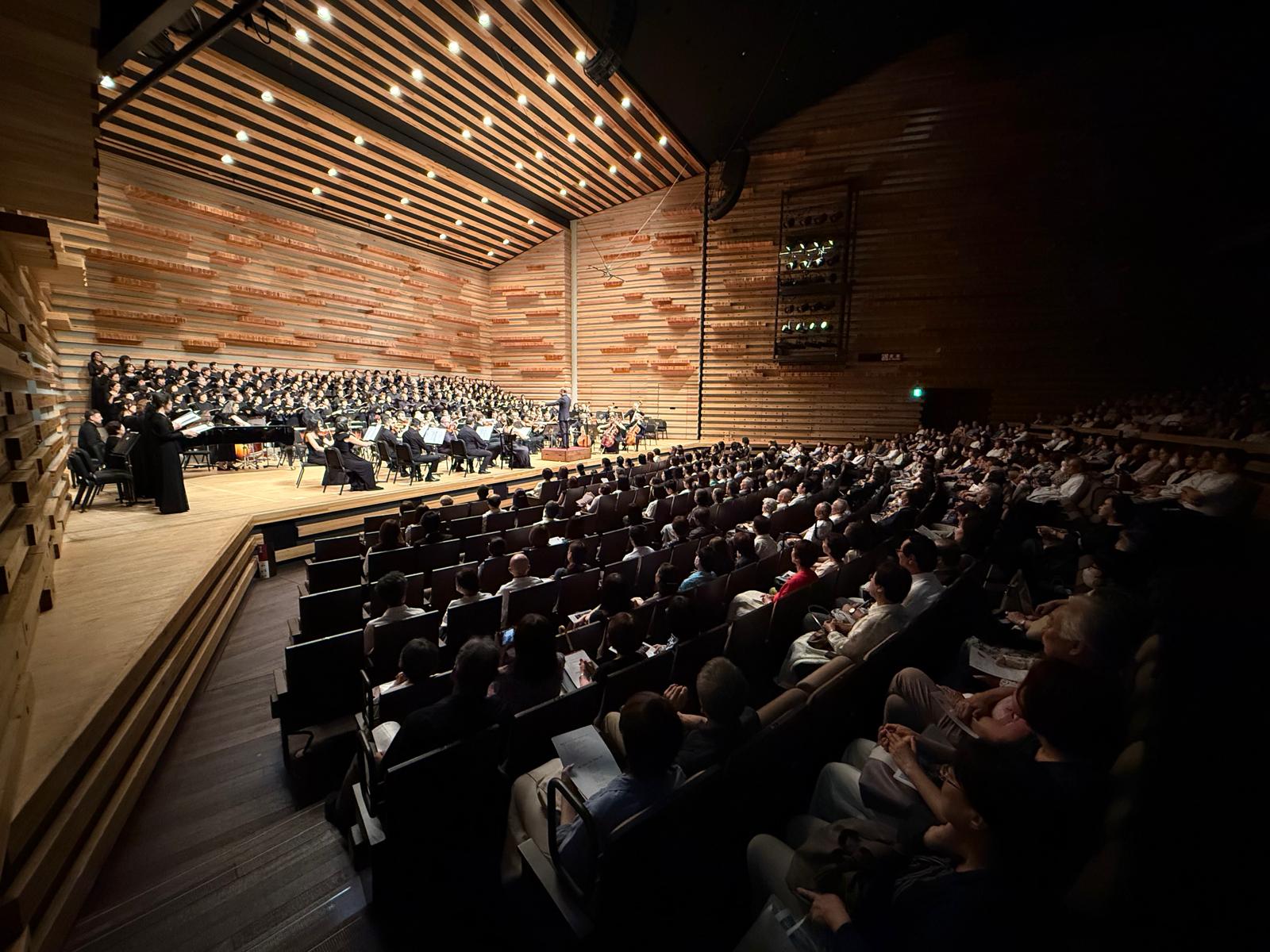 Concert al Filarmonicii „George Enescu” la Osaka, Japonia, 24 iunie 2025. Foto: Virgil Oprina